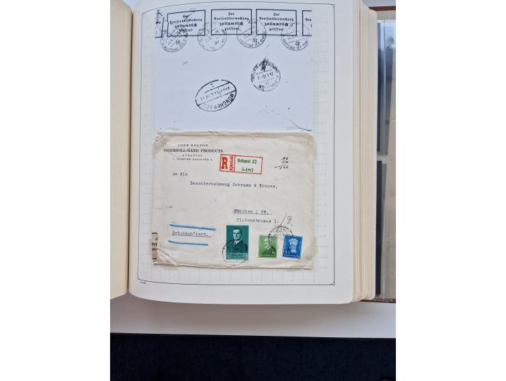 1871/1989 (ca.), large mint never hinged/unused and used collection with covers, well filled in the classics with some duplic