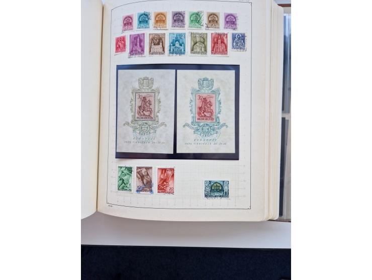 1871/1989 (ca.), large mint never hinged/unused and used collection with covers, well filled in the classics with some duplic