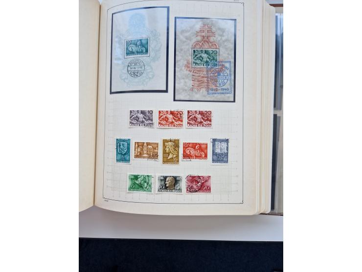 1871/1989 (ca.), large mint never hinged/unused and used collection with covers, well filled in the classics with some duplic