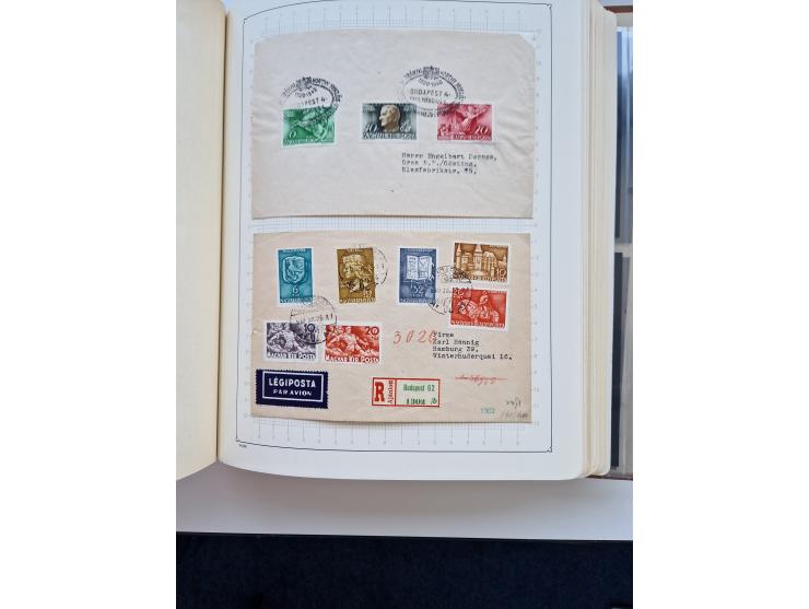 1871/1989 (ca.), large mint never hinged/unused and used collection with covers, well filled in the classics with some duplic