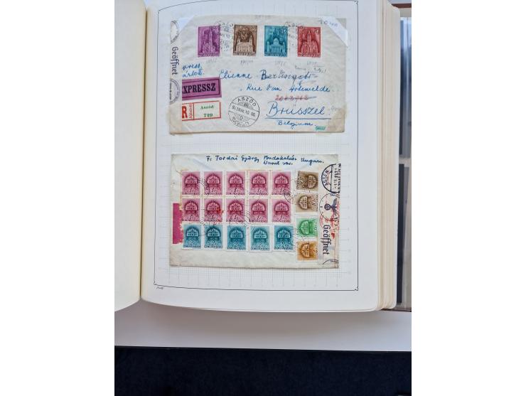 1871/1989 (ca.), large mint never hinged/unused and used collection with covers, well filled in the classics with some duplic