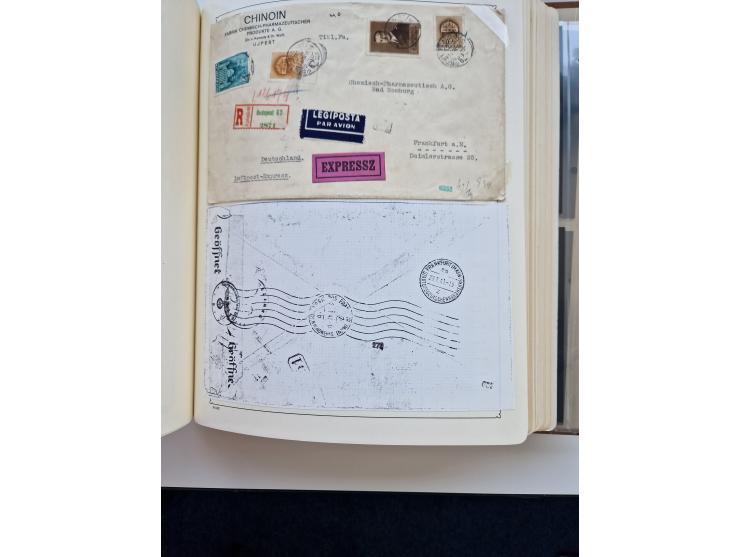 1871/1989 (ca.), large mint never hinged/unused and used collection with covers, well filled in the classics with some duplic