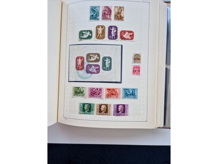 1871/1989 (ca.), large mint never hinged/unused and used collection with covers, well filled in the classics with some duplic