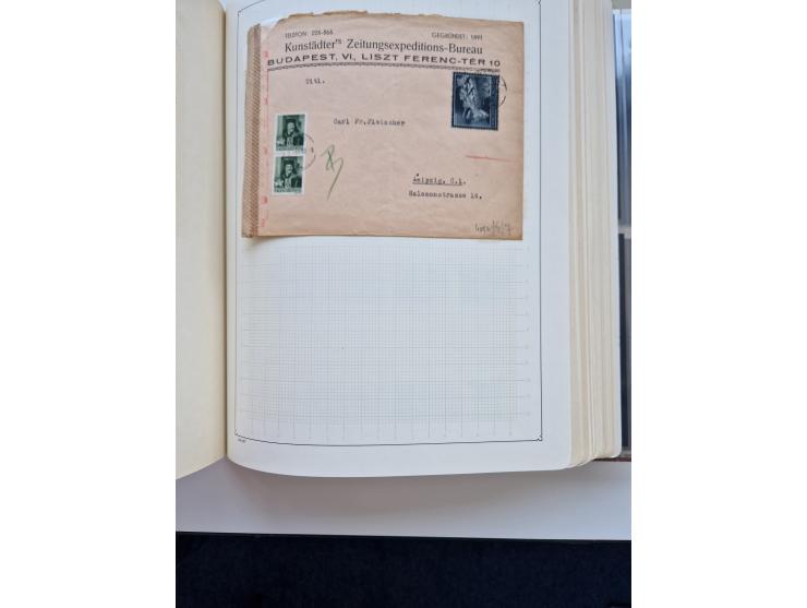 1871/1989 (ca.), large mint never hinged/unused and used collection with covers, well filled in the classics with some duplic