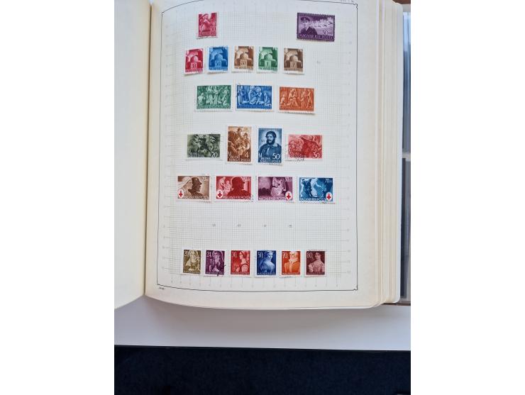 1871/1989 (ca.), large mint never hinged/unused and used collection with covers, well filled in the classics with some duplic