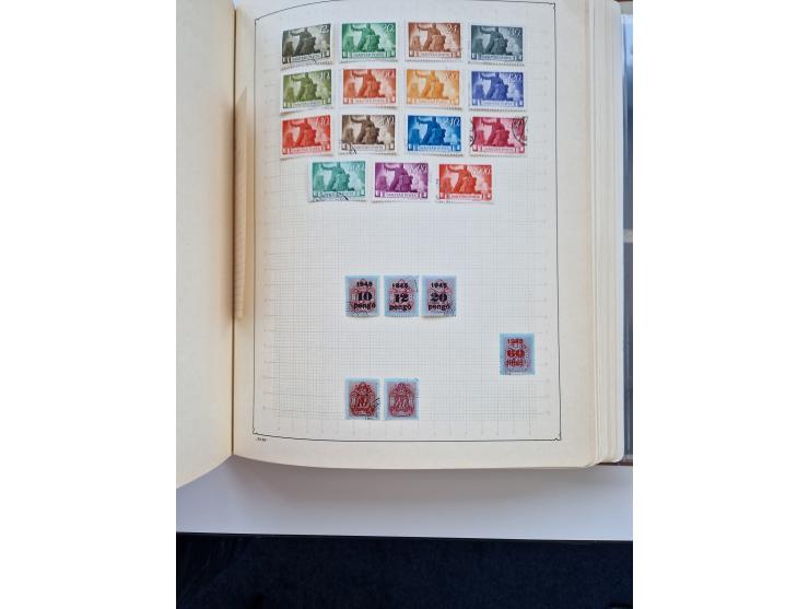 1871/1989 (ca.), large mint never hinged/unused and used collection with covers, well filled in the classics with some duplic