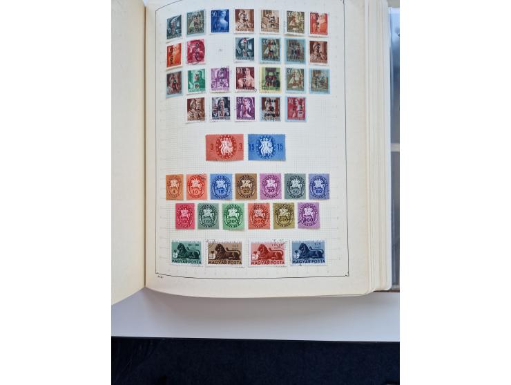 1871/1989 (ca.), large mint never hinged/unused and used collection with covers, well filled in the classics with some duplic