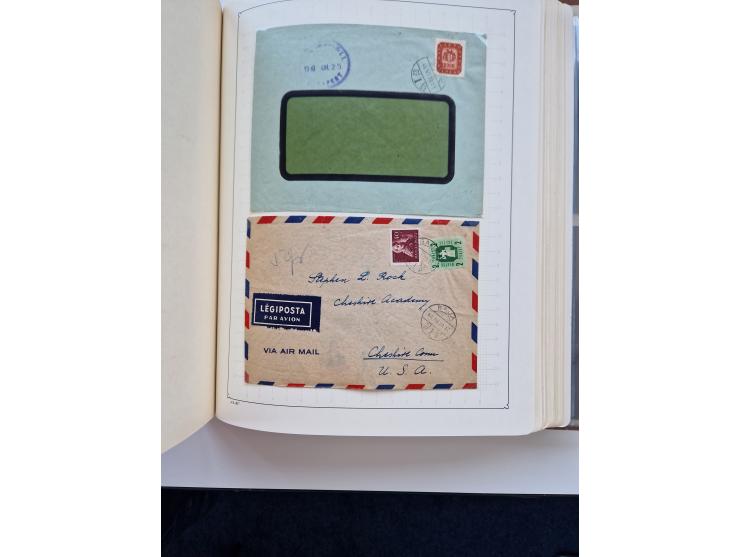 1871/1989 (ca.), large mint never hinged/unused and used collection with covers, well filled in the classics with some duplic