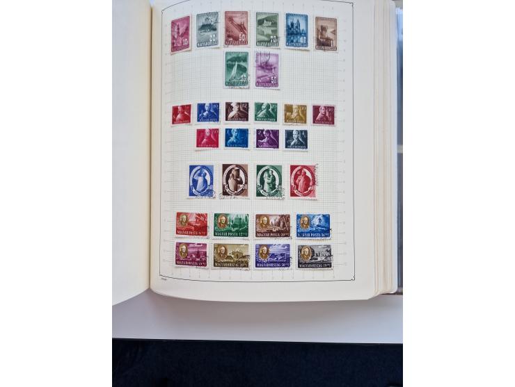 1871/1989 (ca.), large mint never hinged/unused and used collection with covers, well filled in the classics with some duplic