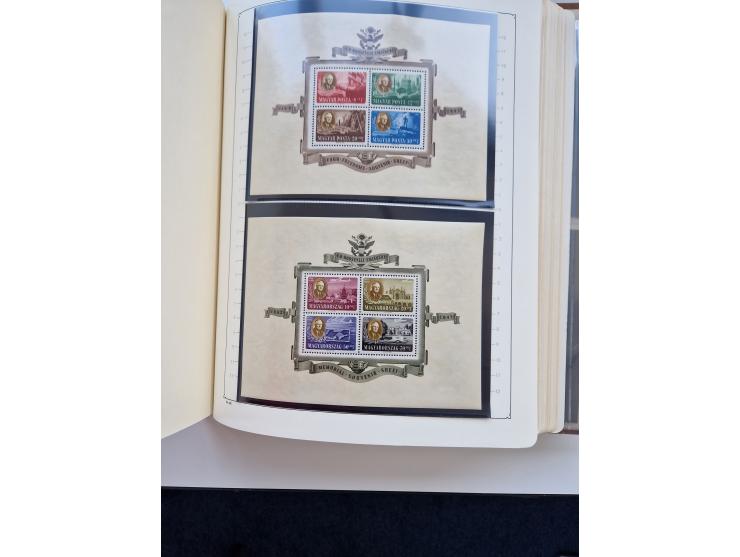 1871/1989 (ca.), large mint never hinged/unused and used collection with covers, well filled in the classics with some duplic