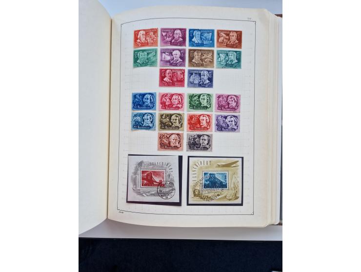 1871/1989 (ca.), large mint never hinged/unused and used collection with covers, well filled in the classics with some duplic