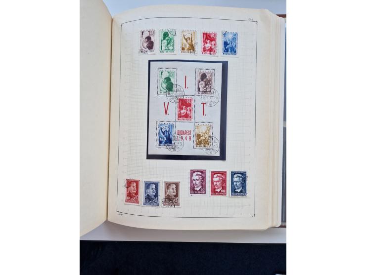 1871/1989 (ca.), large mint never hinged/unused and used collection with covers, well filled in the classics with some duplic