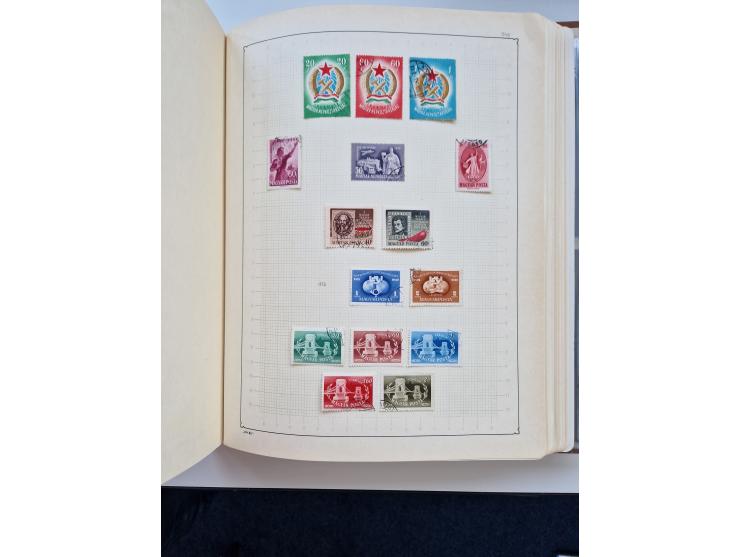 1871/1989 (ca.), large mint never hinged/unused and used collection with covers, well filled in the classics with some duplic