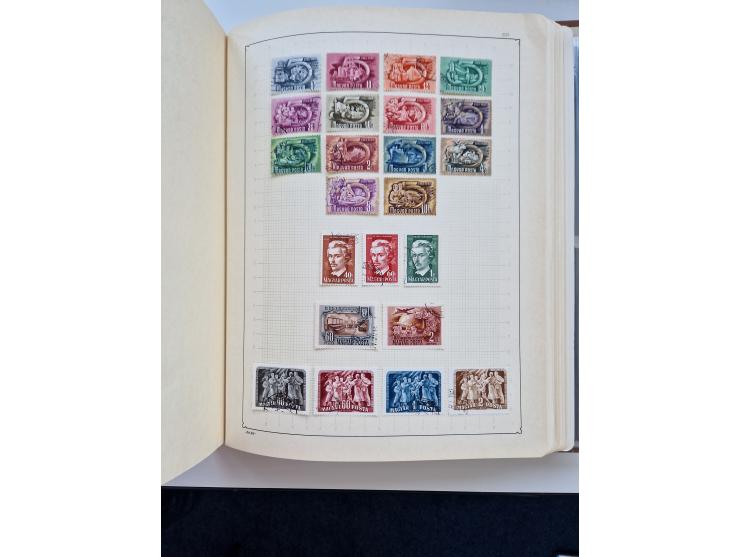 1871/1989 (ca.), large mint never hinged/unused and used collection with covers, well filled in the classics with some duplic