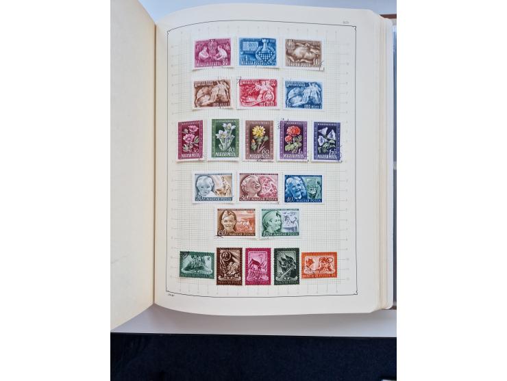 1871/1989 (ca.), large mint never hinged/unused and used collection with covers, well filled in the classics with some duplic