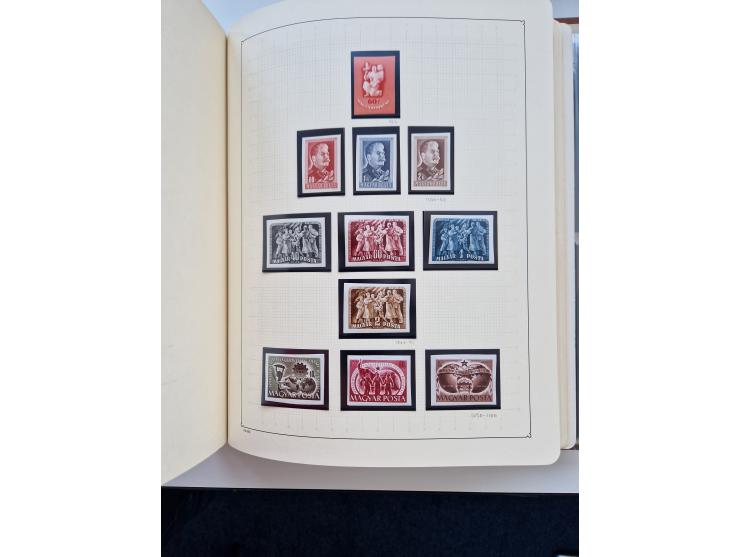 1871/1989 (ca.), large mint never hinged/unused and used collection with covers, well filled in the classics with some duplic