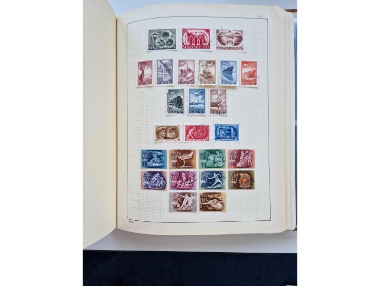 1871/1989 (ca.), large mint never hinged/unused and used collection with covers, well filled in the classics with some duplic