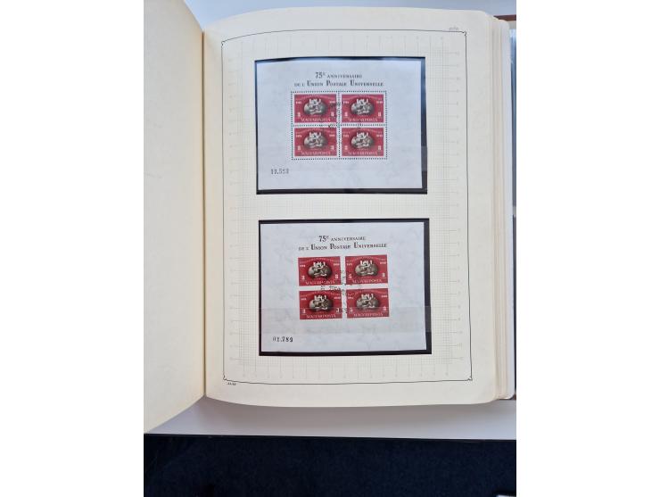 1871/1989 (ca.), large mint never hinged/unused and used collection with covers, well filled in the classics with some duplic