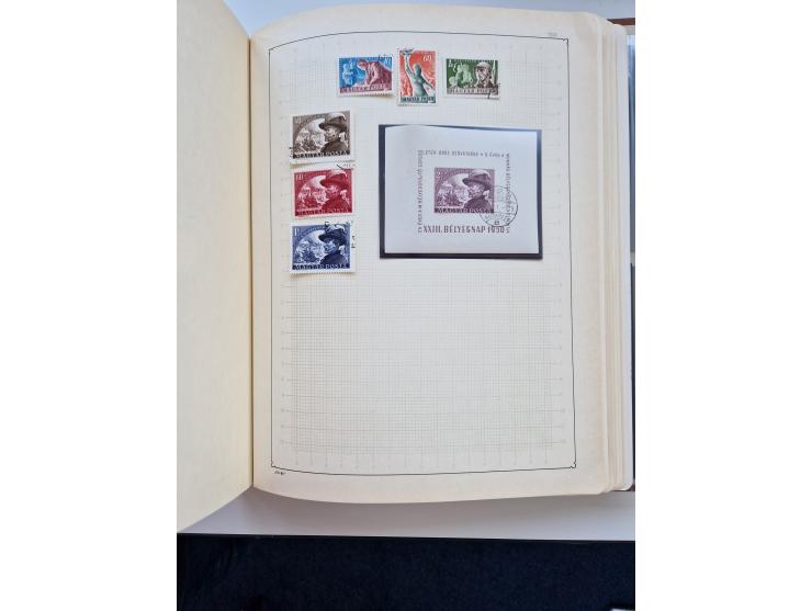 1871/1989 (ca.), large mint never hinged/unused and used collection with covers, well filled in the classics with some duplic