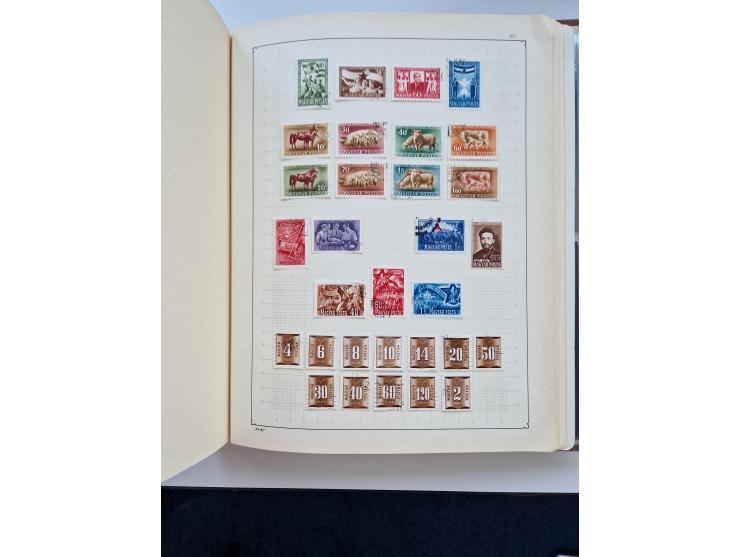 1871/1989 (ca.), large mint never hinged/unused and used collection with covers, well filled in the classics with some duplic