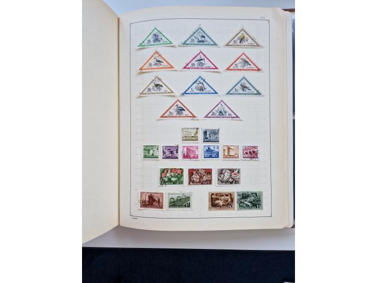 1871/1989 (ca.), large mint never hinged/unused and used collection with covers, well filled in the classics with some duplic