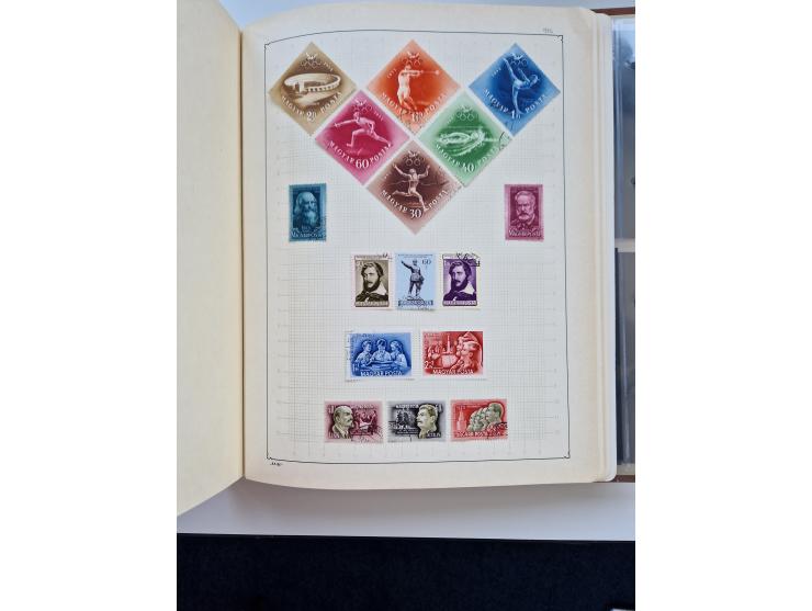 1871/1989 (ca.), large mint never hinged/unused and used collection with covers, well filled in the classics with some duplic