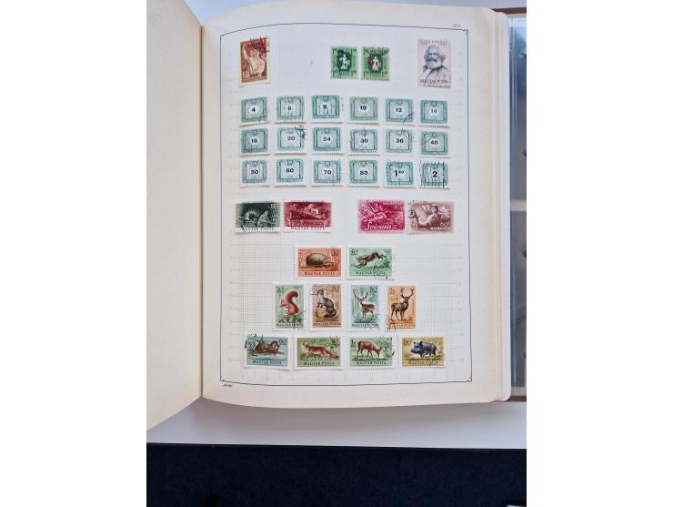 1871/1989 (ca.), large mint never hinged/unused and used collection with covers, well filled in the classics with some duplic