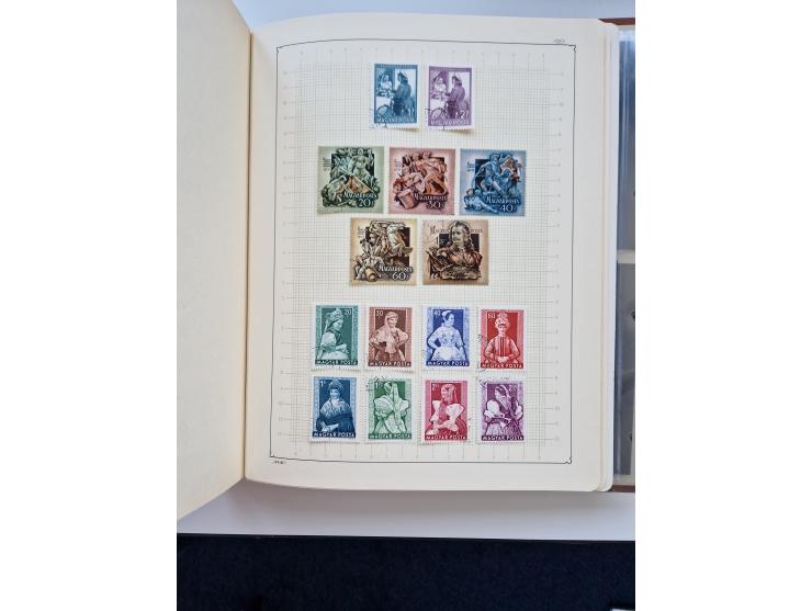 1871/1989 (ca.), large mint never hinged/unused and used collection with covers, well filled in the classics with some duplic