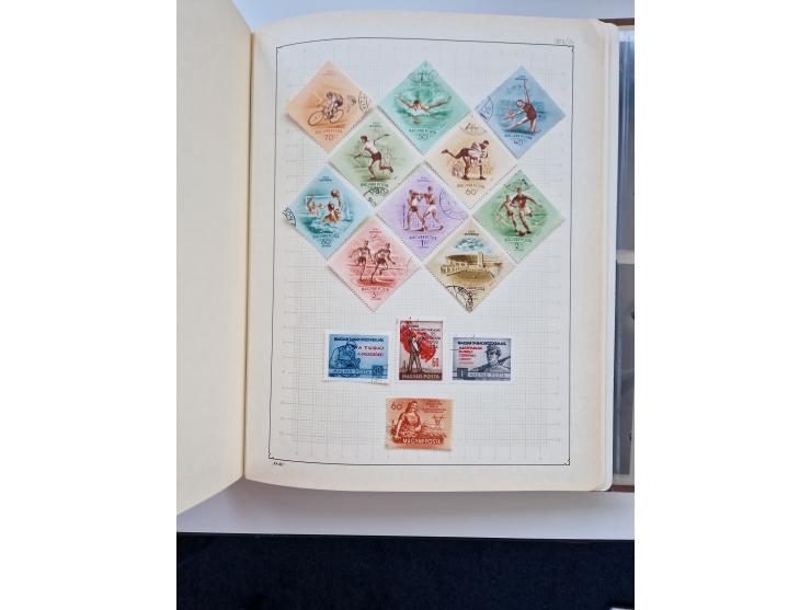 1871/1989 (ca.), large mint never hinged/unused and used collection with covers, well filled in the classics with some duplic