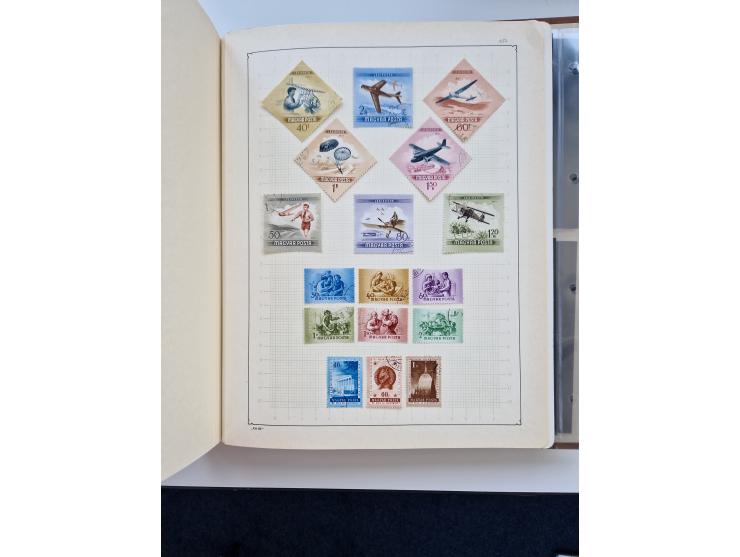 1871/1989 (ca.), large mint never hinged/unused and used collection with covers, well filled in the classics with some duplic