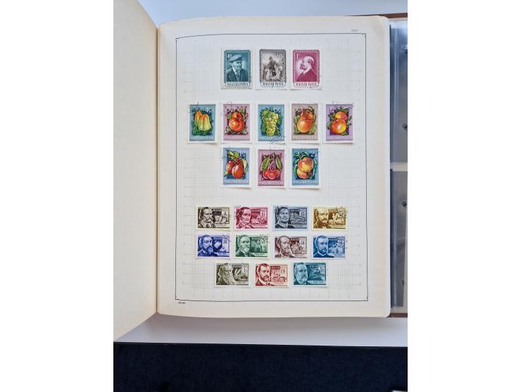 1871/1989 (ca.), large mint never hinged/unused and used collection with covers, well filled in the classics with some duplic