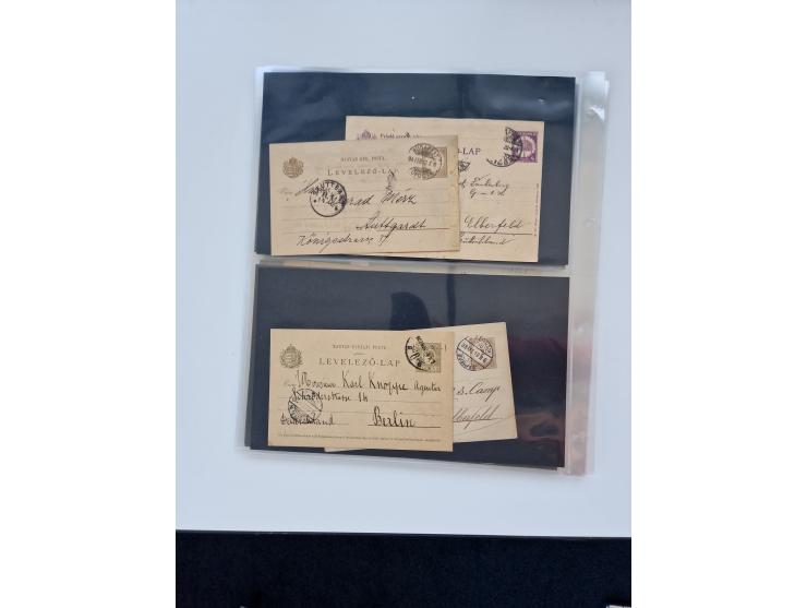 1871/1989 (ca.), large mint never hinged/unused and used collection with covers, well filled in the classics with some duplic