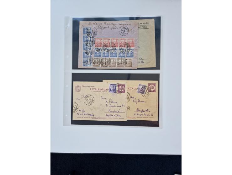 1871/1989 (ca.), large mint never hinged/unused and used collection with covers, well filled in the classics with some duplic