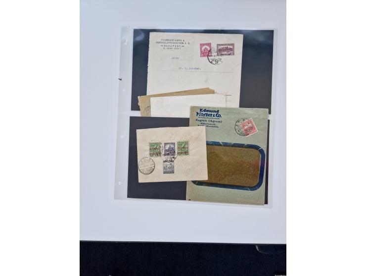 1871/1989 (ca.), large mint never hinged/unused and used collection with covers, well filled in the classics with some duplic