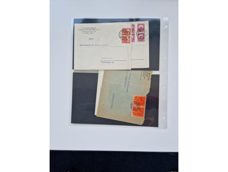 1871/1989 (ca.), large mint never hinged/unused and used collection with covers, well filled in the classics with some duplic