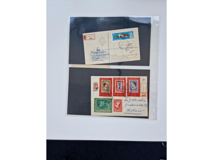 1871/1989 (ca.), large mint never hinged/unused and used collection with covers, well filled in the classics with some duplic