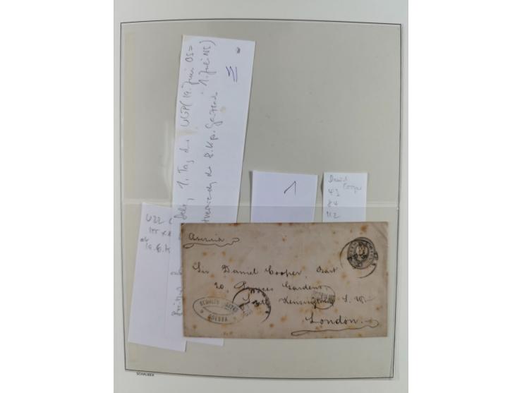 1868/1985 (ca.), attractive group of covers, including Russian Levant, strength before the 1940s, with over 250 postal statio