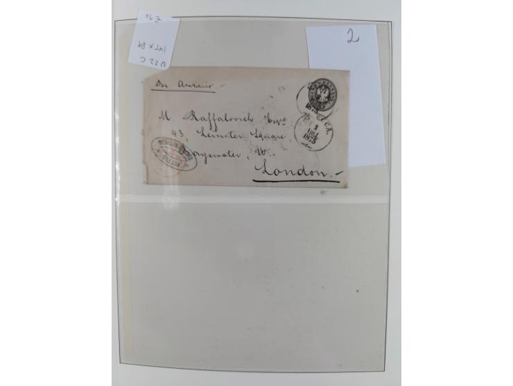 1868/1985 (ca.), attractive group of covers, including Russian Levant, strength before the 1940s, with over 250 postal statio