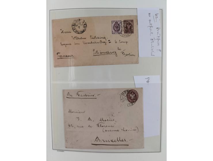 1868/1985 (ca.), attractive group of covers, including Russian Levant, strength before the 1940s, with over 250 postal statio