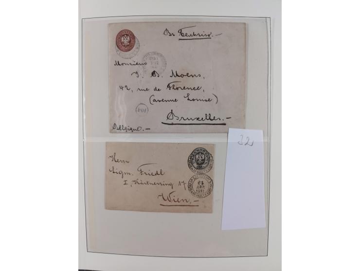 1868/1985 (ca.), attractive group of covers, including Russian Levant, strength before the 1940s, with over 250 postal statio