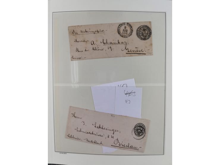 1868/1985 (ca.), attractive group of covers, including Russian Levant, strength before the 1940s, with over 250 postal statio