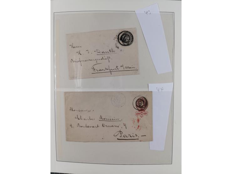 1868/1985 (ca.), attractive group of covers, including Russian Levant, strength before the 1940s, with over 250 postal statio
