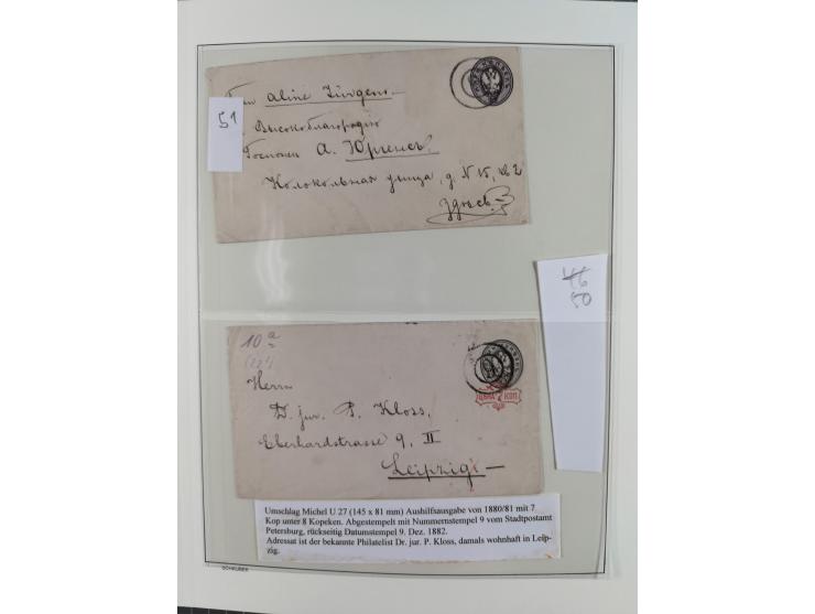 1868/1985 (ca.), attractive group of covers, including Russian Levant, strength before the 1940s, with over 250 postal statio