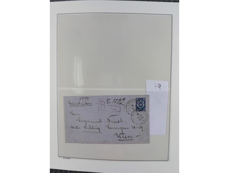 1868/1985 (ca.), attractive group of covers, including Russian Levant, strength before the 1940s, with over 250 postal statio