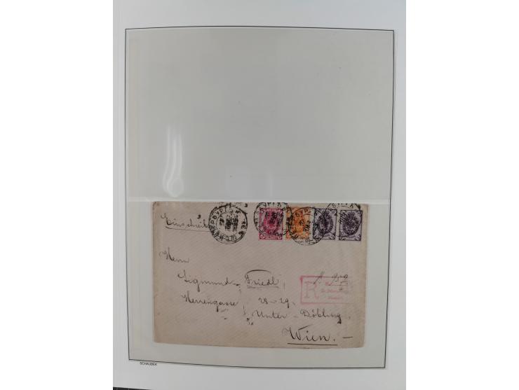 1868/1985 (ca.), attractive group of covers, including Russian Levant, strength before the 1940s, with over 250 postal statio