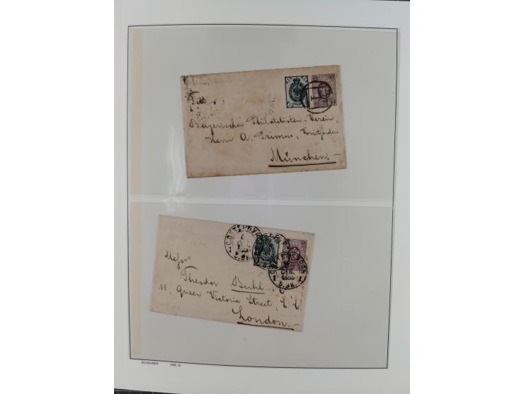 1868/1985 (ca.), attractive group of covers, including Russian Levant, strength before the 1940s, with over 250 postal statio