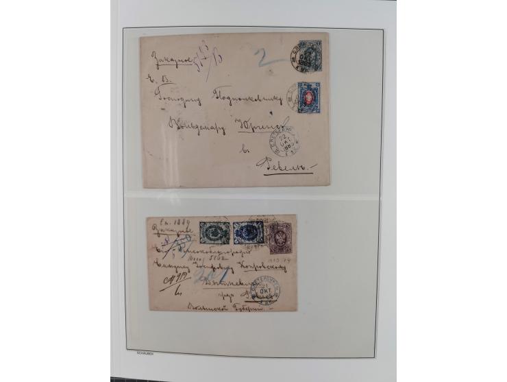 1868/1985 (ca.), attractive group of covers, including Russian Levant, strength before the 1940s, with over 250 postal statio