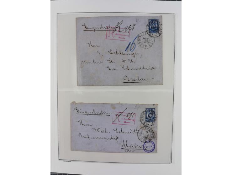 1868/1985 (ca.), attractive group of covers, including Russian Levant, strength before the 1940s, with over 250 postal statio