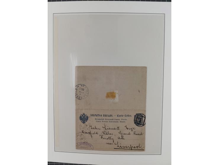 1868/1985 (ca.), attractive group of covers, including Russian Levant, strength before the 1940s, with over 250 postal statio