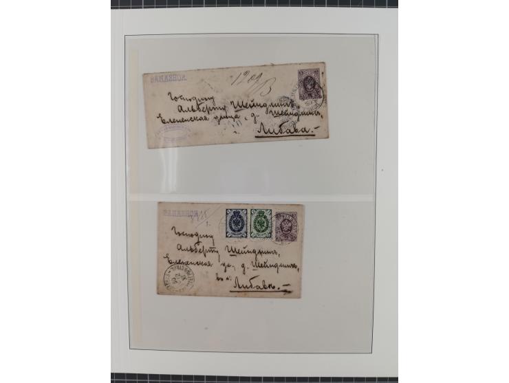 1868/1985 (ca.), attractive group of covers, including Russian Levant, strength before the 1940s, with over 250 postal statio